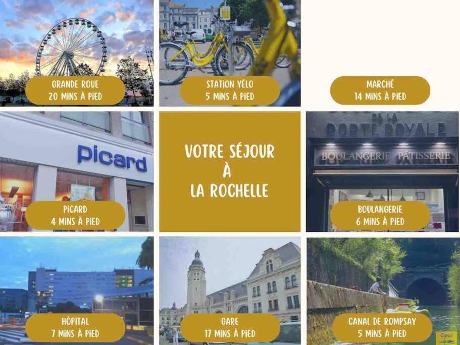 Le P Tit Retais Proche Marche Central Et Gare Sncf- Wifi Haut Debit - La Rochelle  Esterno foto